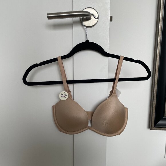 NWT Wacoal Nude Pushup Bra 32D (b.tempt'd line, Future Foundation bra) - Picture 1 of 6